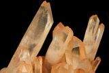 Tangerine Quartz Crystal Cluster - Madagascar #112810-1